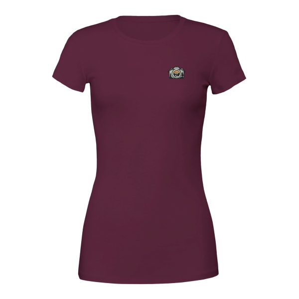 Fotografie t-shirt met camera vrouwen
