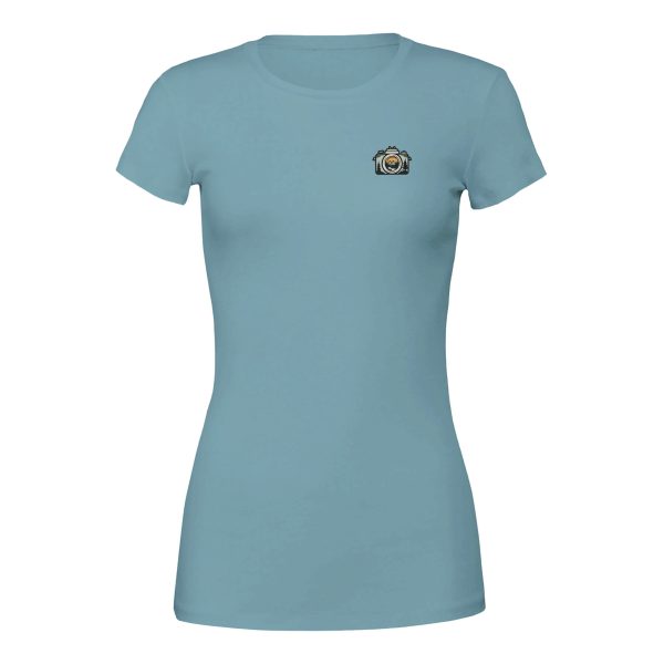 Fotografie t-shirt met camera vrouwen